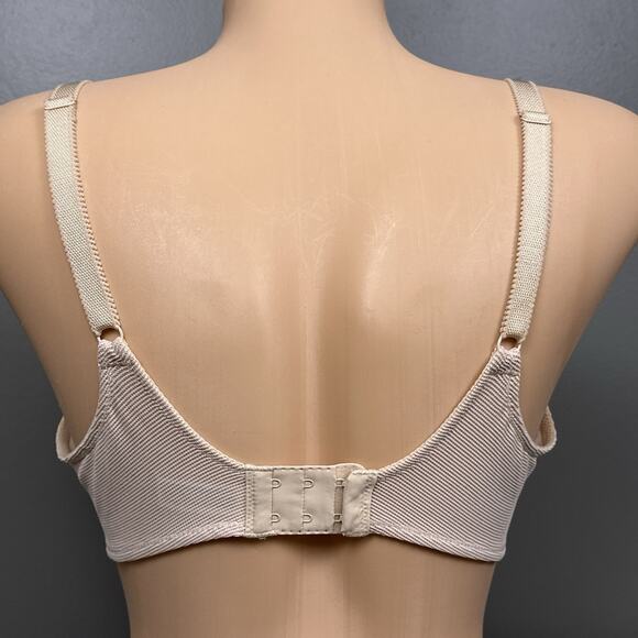 Wacoal Visual Effects Minimizer Bra 857210 Size 34D Sand Nude Unlined Underwire - Picture 4 of 6